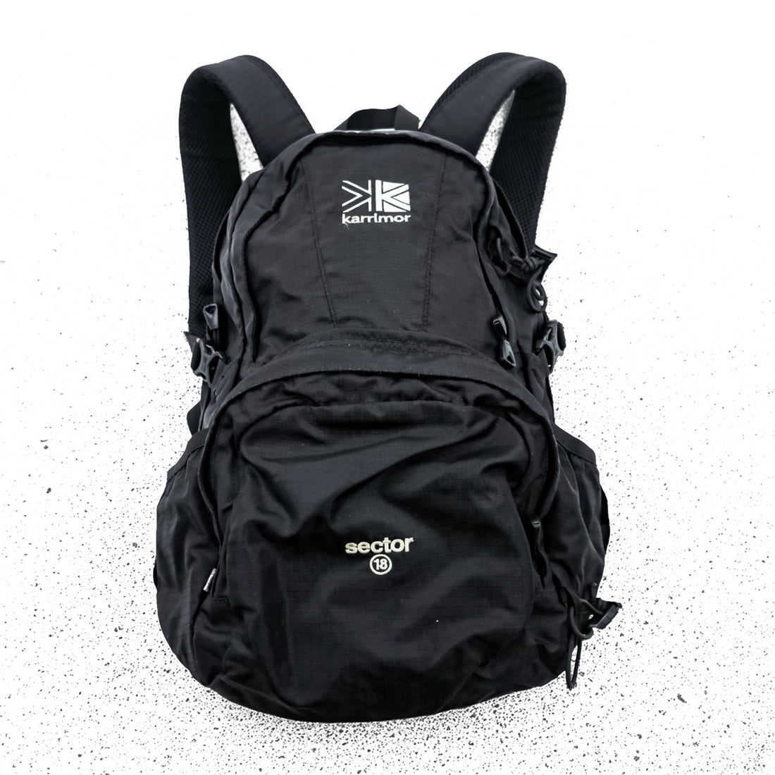 Karrimor Backpack, Rucksack, Black Ripstop, Sector 18