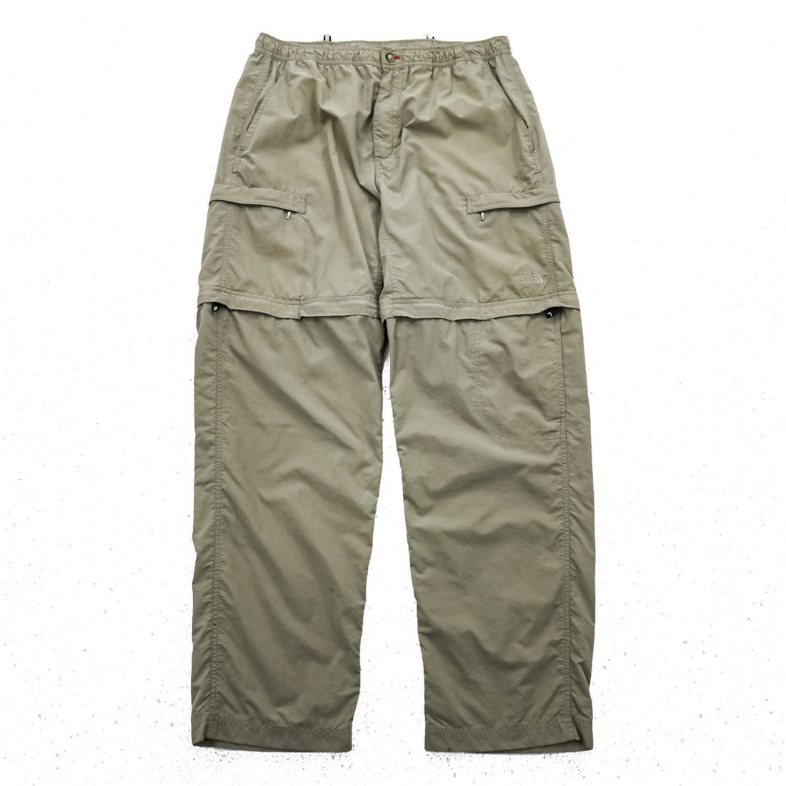 THE NORTH FACE アウトドア 2WAY コンバーチブル シェル パンツ ショートパンツ L ベージュ 防水 US規格