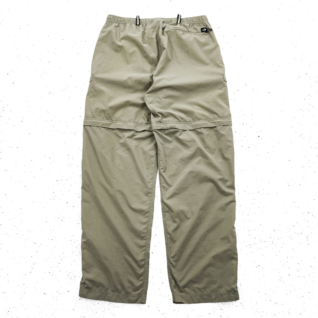 THE NORTH FACE アウトドア 2WAY コンバーチブル シェル パンツ ショートパンツ L ベージュ 防水 US規格