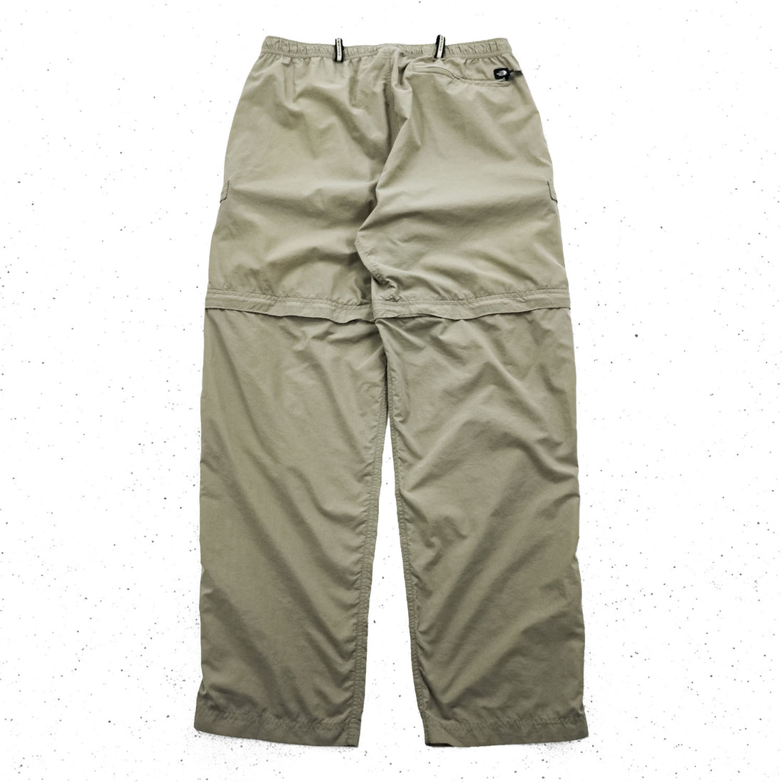 THE NORTH FACE アウトドア 2WAY コンバーチブル シェル パンツ ショートパンツ L ベージュ 防水 US規格