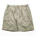 THE NORTH FACE アウトドア 2WAY コンバーチブル シェル パンツ ショートパンツ L ベージュ 防水 US規格