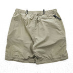 THE NORTH FACE アウトドア 2WAY コンバーチブル シェル パンツ ショートパンツ L ベージュ 防水 US規格