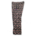 Needles Japan-Made Paisley Pattern Track Pants Jersey L Black, Red POLY-JACQUARD QV316