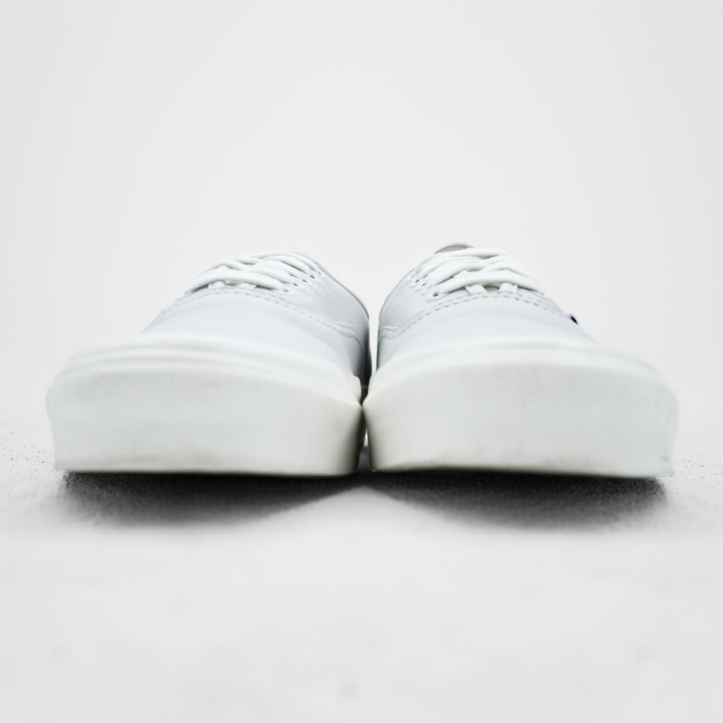VANS アナハイムコレクション 廃番 オーセンティック AUTHENTIC 44DX LEATHER ローカットスニーカー 27cm ホワイト ANAHEIM FACTORY