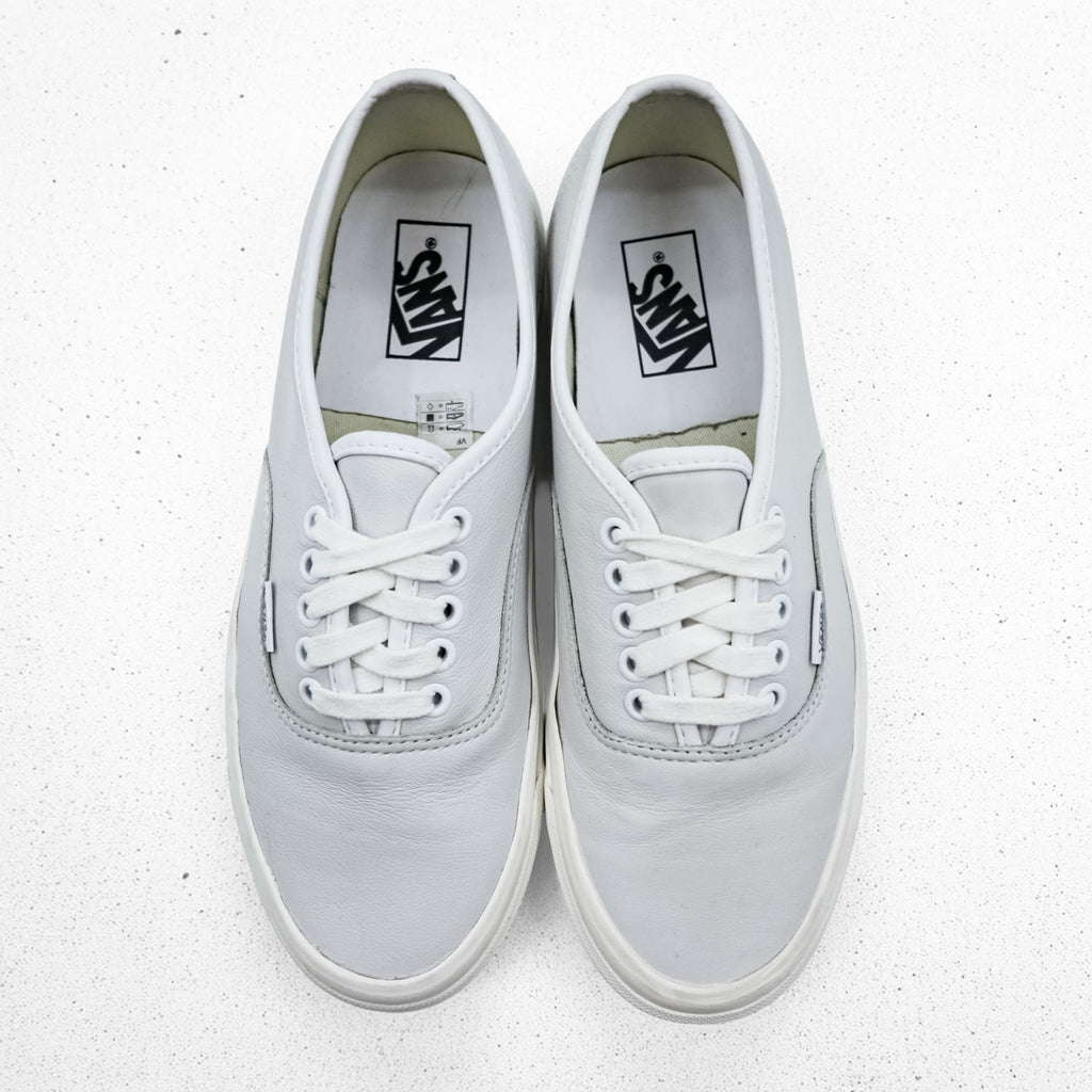 VANS アナハイムコレクション 廃番 オーセンティック AUTHENTIC 44DX LEATHER ローカットスニーカー 27cm ホワイト ANAHEIM FACTORY