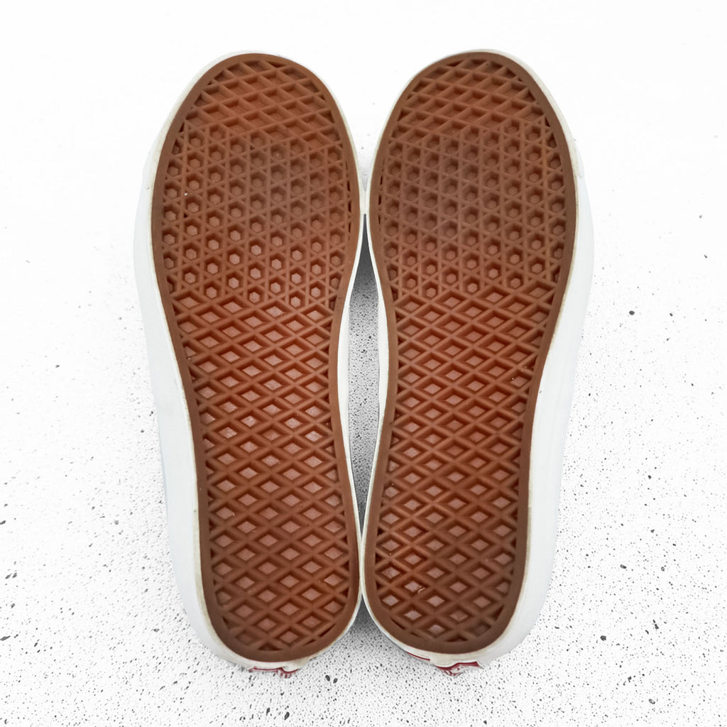VANS アナハイムコレクション 廃番 オーセンティック AUTHENTIC 44DX LEATHER ローカットスニーカー 27cm ホワイト ANAHEIM FACTORY