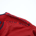 Polo Ralph Lauren 90s Vintage Pull-over Nylon Track Jacket, Size L, Red, Waterproof, POLO GOLF, Mesh Liner, Breathable