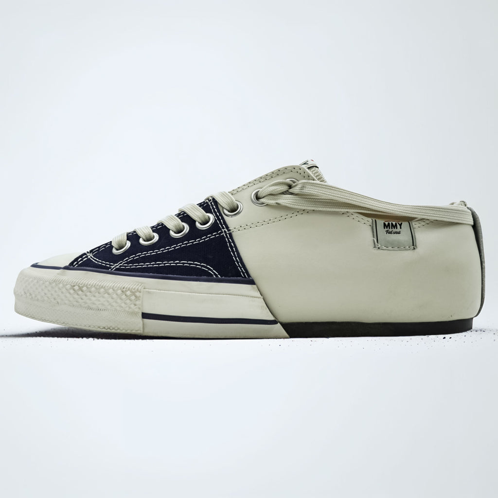 Nigel Cabourn × MAISON MIHARA YASUHIRO スピリットスニーカー 27cm ネイビー SPLIT SNEAKER キャンバス C08FW702