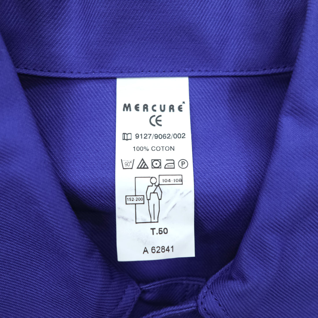 MERCURE フレンチワーク ユーロヴィンテージ カバーオール L ブルー SANFOR デッドストック 未使用品