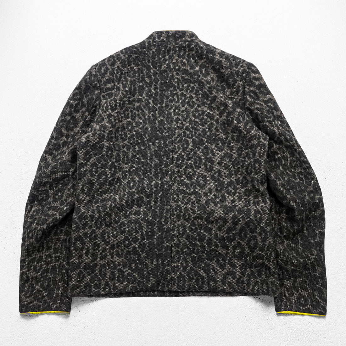 blackmeans レオパードスクールジャケット LEOPARD SCHOOL JACKET ブルゾン M ブラウン 総柄 945-69TJ154-1 日本製