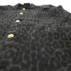 blackmeans レオパードスクールジャケット LEOPARD SCHOOL JACKET ブルゾン M ブラウン 総柄 945-69TJ154-1 日本製