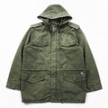 carhartt ヒックマンコート モッズコート フィールドジャケット XL カーキ 中綿 フード着脱 エポレット ドローコード
