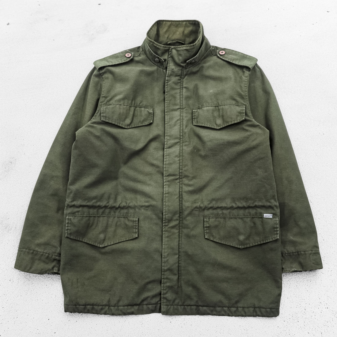 carhartt ヒックマンコート モッズコート フィールドジャケット XL カーキ 中綿 フード着脱 エポレット ドローコード