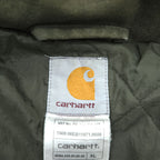 carhartt ヒックマンコート モッズコート フィールドジャケット XL カーキ 中綿 フード着脱 エポレット ドローコード