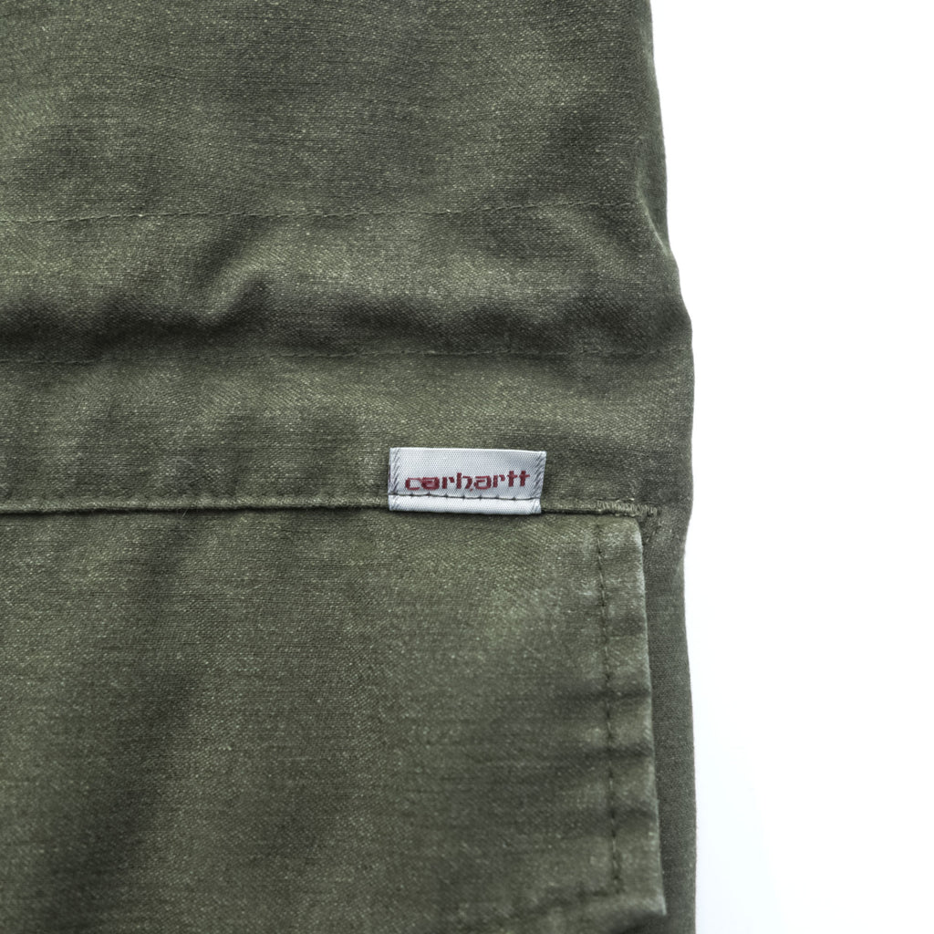 carhartt ヒックマンコート モッズコート フィールドジャケット XL カーキ 中綿 フード着脱 エポレット ドローコード