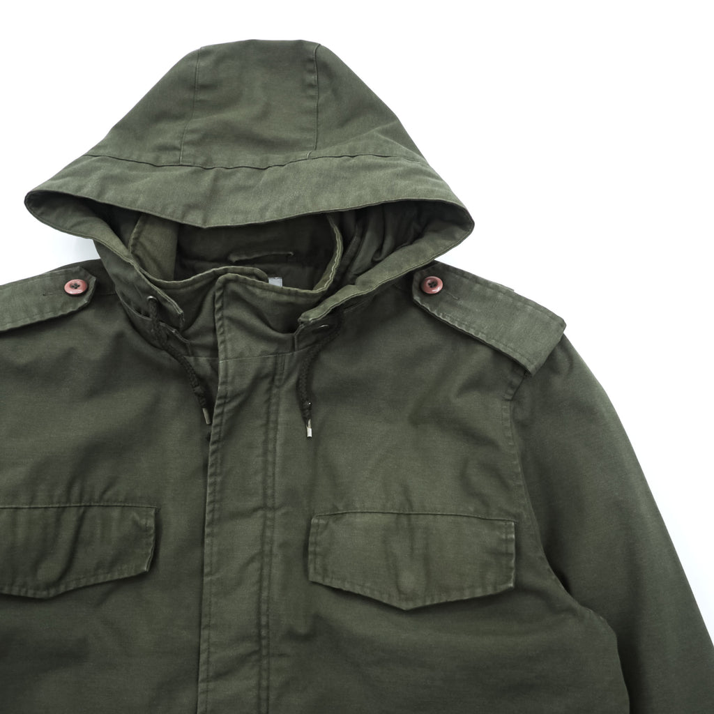 carhartt ヒックマンコート モッズコート フィールドジャケット XL カーキ 中綿 フード着脱 エポレット ドローコード