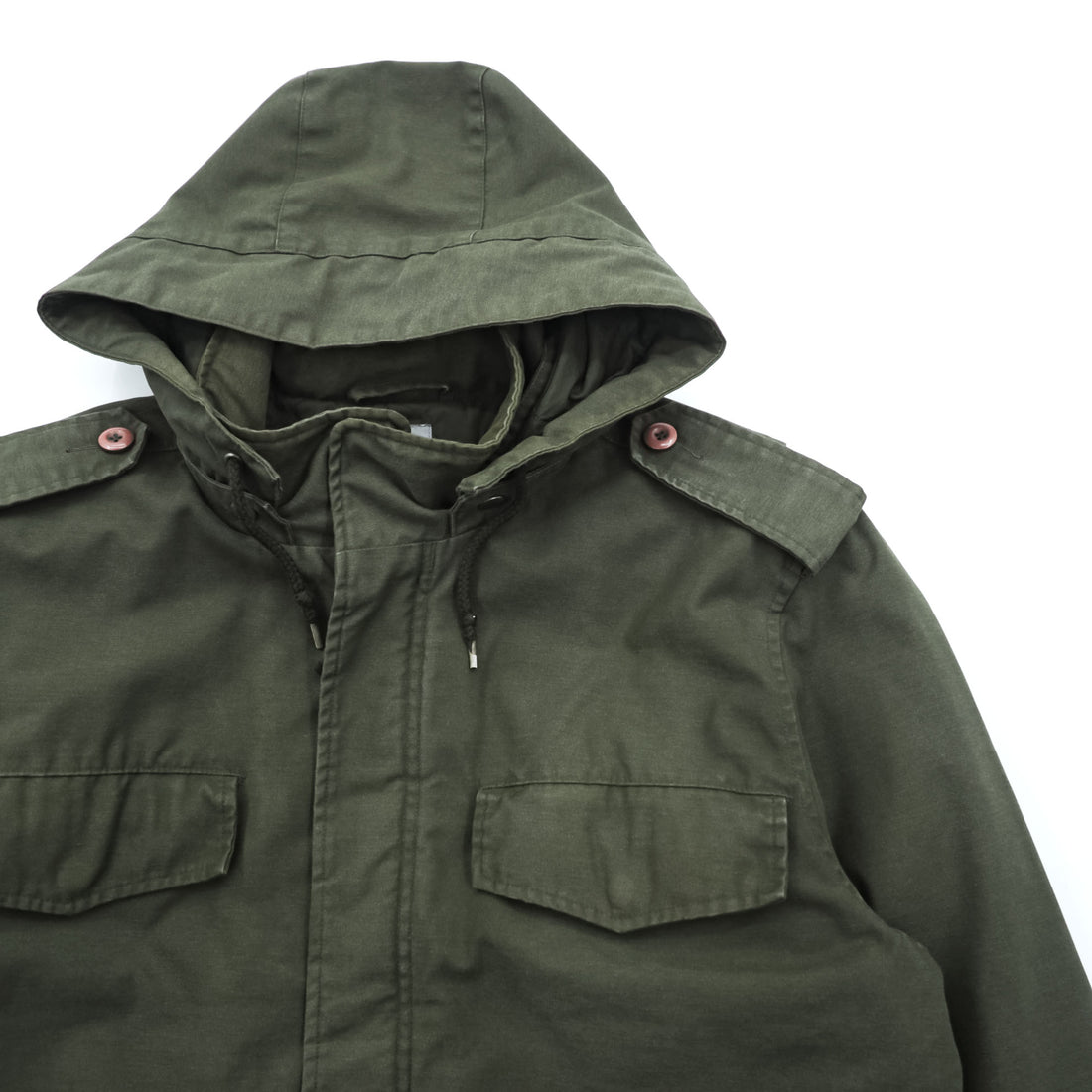 carhartt ヒックマンコート モッズコート フィールドジャケット XL カーキ 中綿 フード着脱 エポレット ドローコード