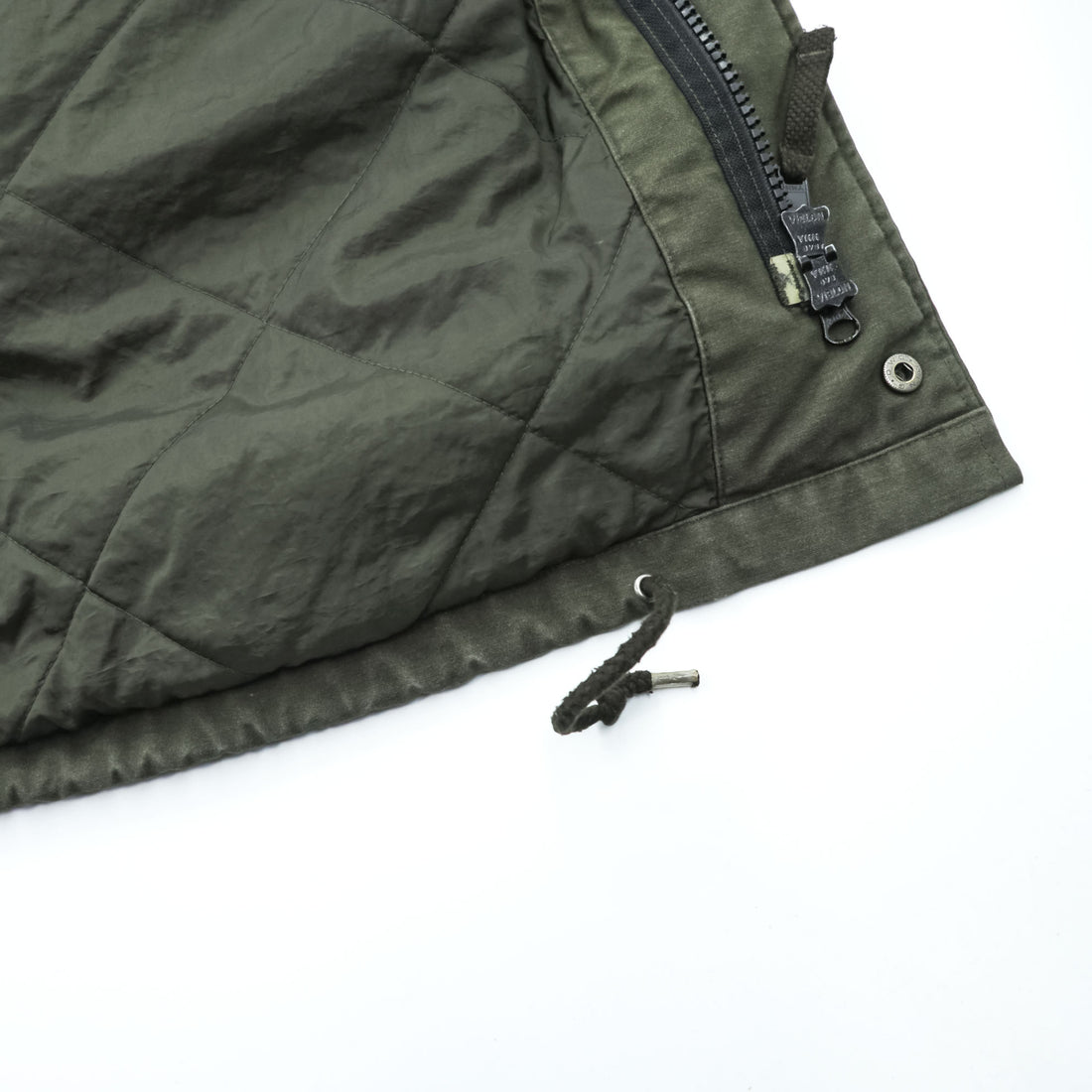 carhartt ヒックマンコート モッズコート フィールドジャケット XL カーキ 中綿 フード着脱 エポレット ドローコード