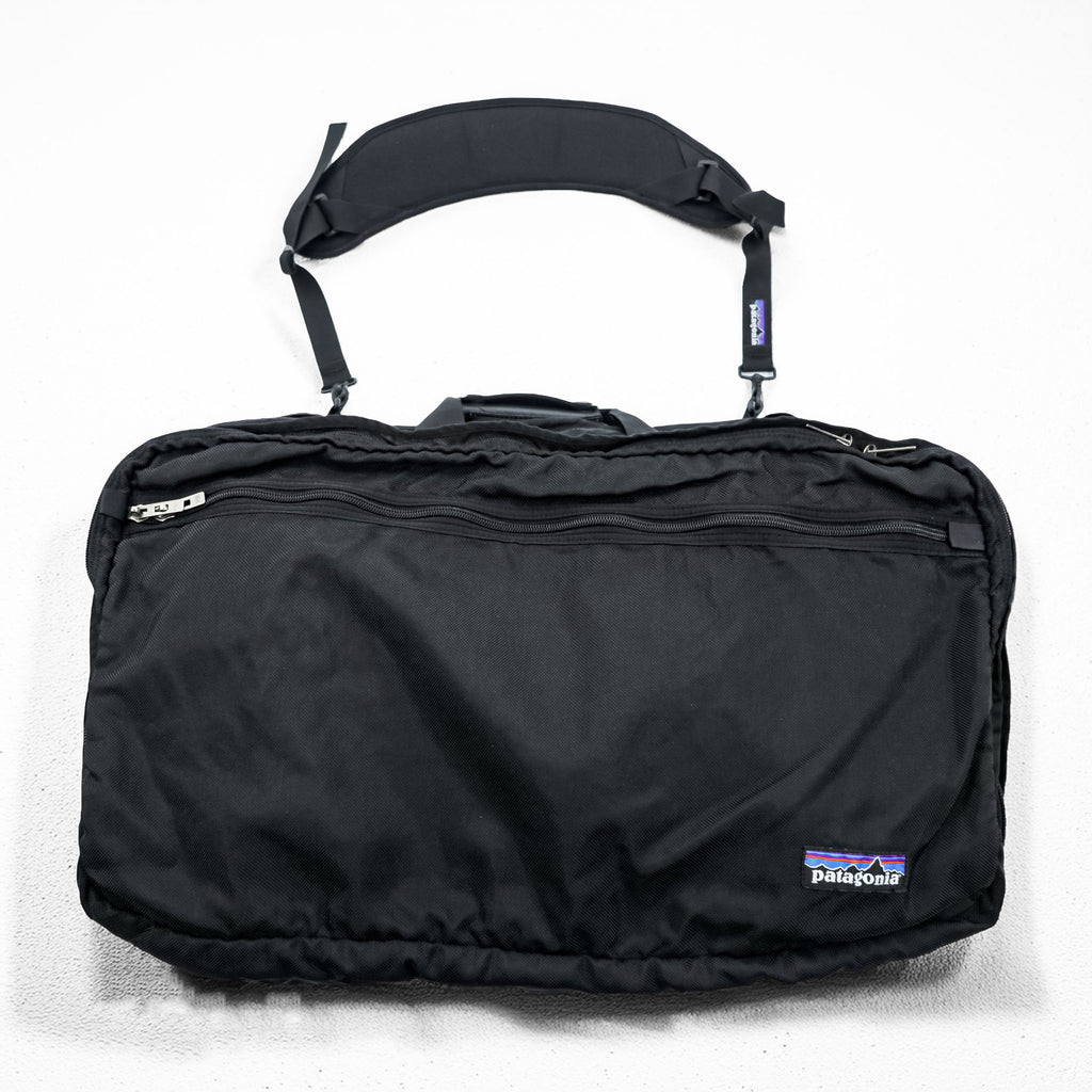 Patagonia 2000s Vintage USA Made Boston Bag Backpack Black 3-Way MLC 45L Discontinued 2003 Made