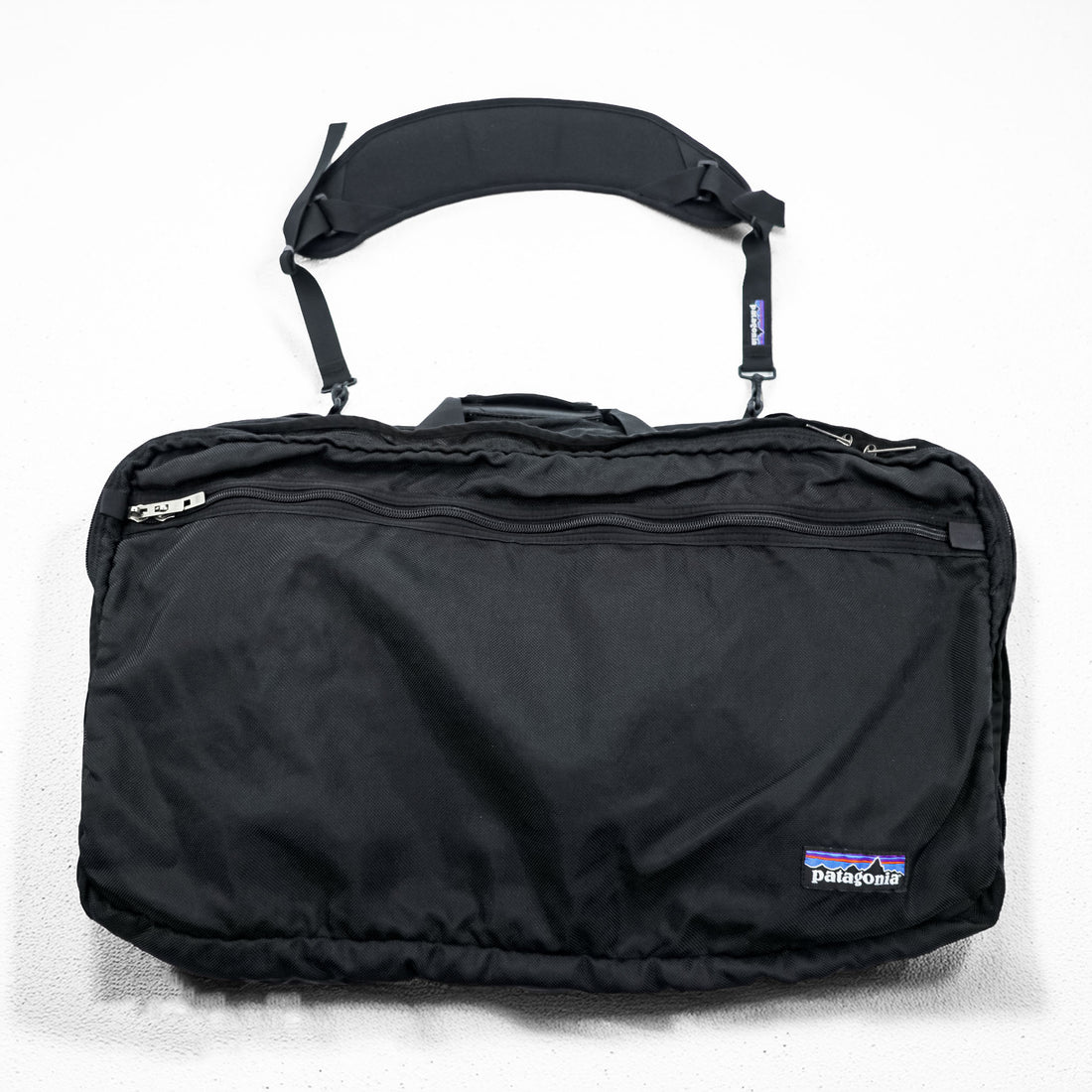 Patagonia 2000s Vintage USA Made Boston Bag Backpack Black 3-Way MLC 45L Discontinued 2003 Made