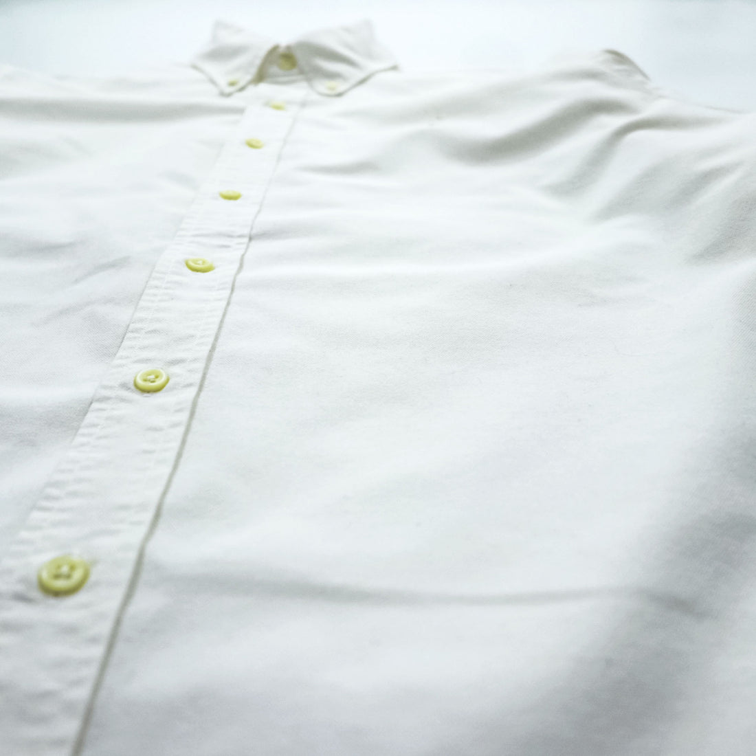 Ralph Lauren 長袖 ボタンダウンシャツ L ホワイト オックスフォード スモールポニー ロゴ 刺繍