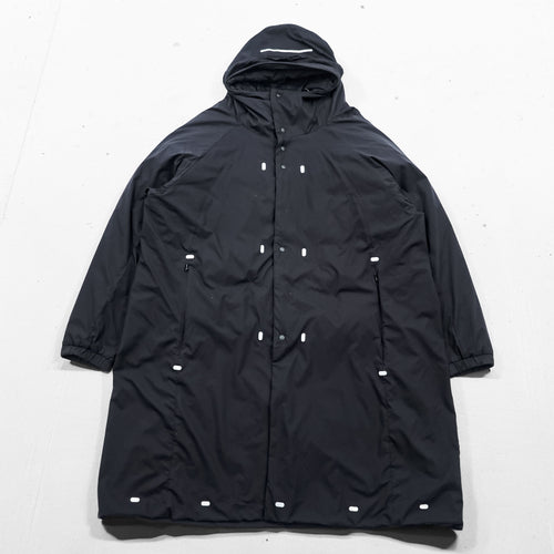 alk phenix Mountain Parka Shell Rain Jacket L Black Dome Coat P09520T51