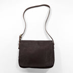 SLOW Japan Made BONO MAIL BAG Shoulder Bag Brown Tochigi Leather Full Vegetable Tanned Leather Flap