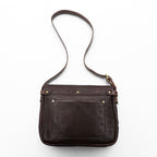 SLOW Japan Made BONO MAIL BAG Shoulder Bag Brown Tochigi Leather Full Vegetable Tanned Leather Flap