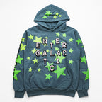 Kid Cudi x CPFM Enter Galactic Hoodie Blue Gray Glow in the Dark Stars Size S