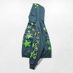 Kid Cudi x CPFM Enter Galactic Hoodie Blue Gray Glow in the Dark Stars Size S