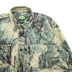 Cabela's 90年代 ヴィンテージ 長袖 ハンティングシャツ L ベージュ OPEN COUNTRY リアルツリーカモ