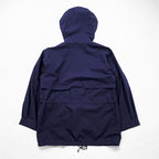 Eddie Bauer 90s Vintage Mountain Parka Shell Rain Jacket, Size M, Navy, Gore-Tex, Waterproof, Drawcord, Detachable Hoodie