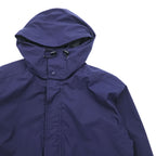 Eddie Bauer 90s Vintage Mountain Parka Shell Rain Jacket, Size M, Navy, Gore-Tex, Waterproof, Drawcord, Detachable Hoodie