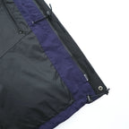 Eddie Bauer 90s Vintage Mountain Parka Shell Rain Jacket, Size M, Navy, Gore-Tex, Waterproof, Drawcord, Detachable Hoodie