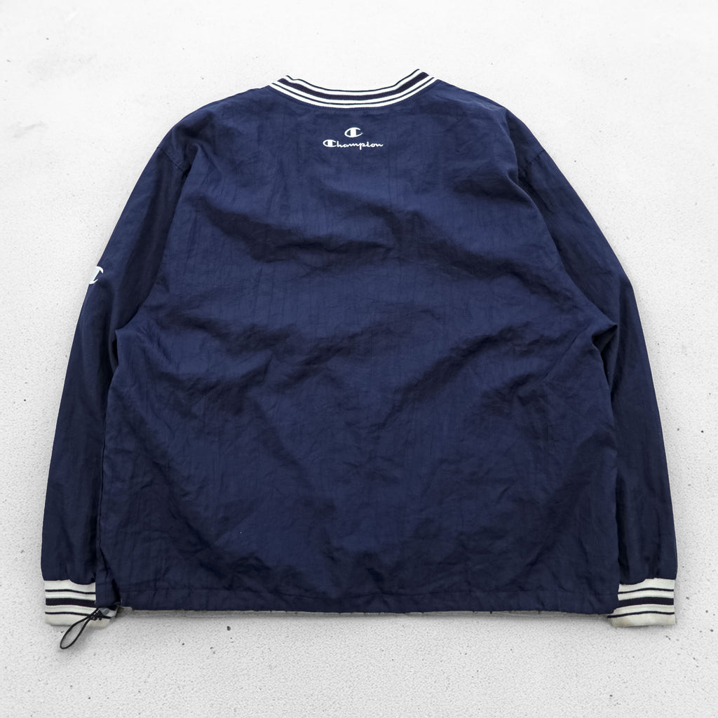 Champion 90s Vintage Piste Track Jacket Jersey L Navy, College Arch Logo PENN