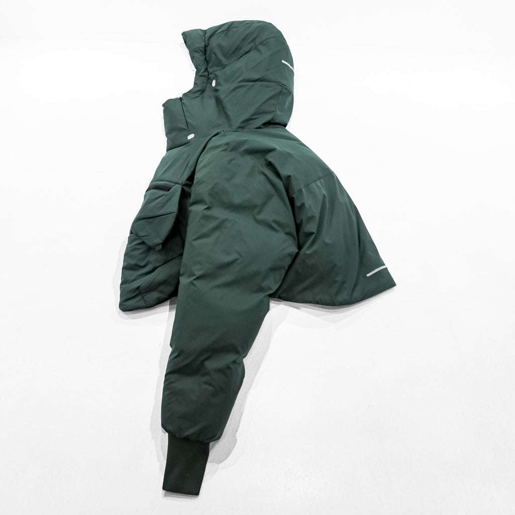 alk phenix Short Puffer Anorak Puffer Jacket L Khaki with drawstring zak short anorak P09520T50