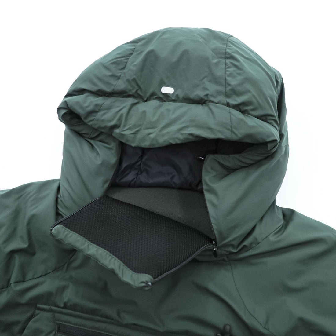 alk phenix Short Puffer Anorak Puffer Jacket L Khaki with drawstring zak short anorak P09520T50