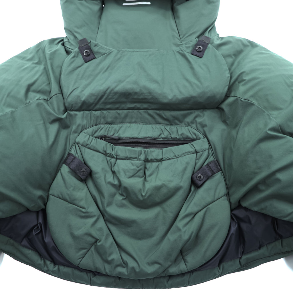 alk phenix Short Puffer Anorak Puffer Jacket L Khaki with drawstring zak short anorak P09520T50