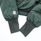 alk phenix Short Puffer Anorak Puffer Jacket L Khaki with drawstring zak short anorak P09520T50