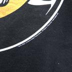 Grateful Dead band sweatshirt, size S, black, brushed lining, LIFE CLOTHING CO., skull and dancing bear sleeve print.