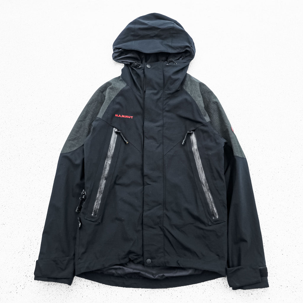 Mammut Extreme Hooded Softshell Jacket Black Schoeller WB-Formula Stretch Men’s S
