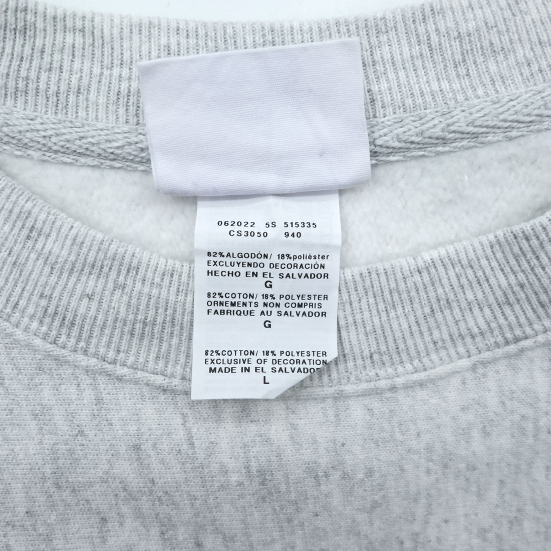 Champion Reverse Weave Oklahoma Crewneck Sweatshirt Gray College Men’s Large