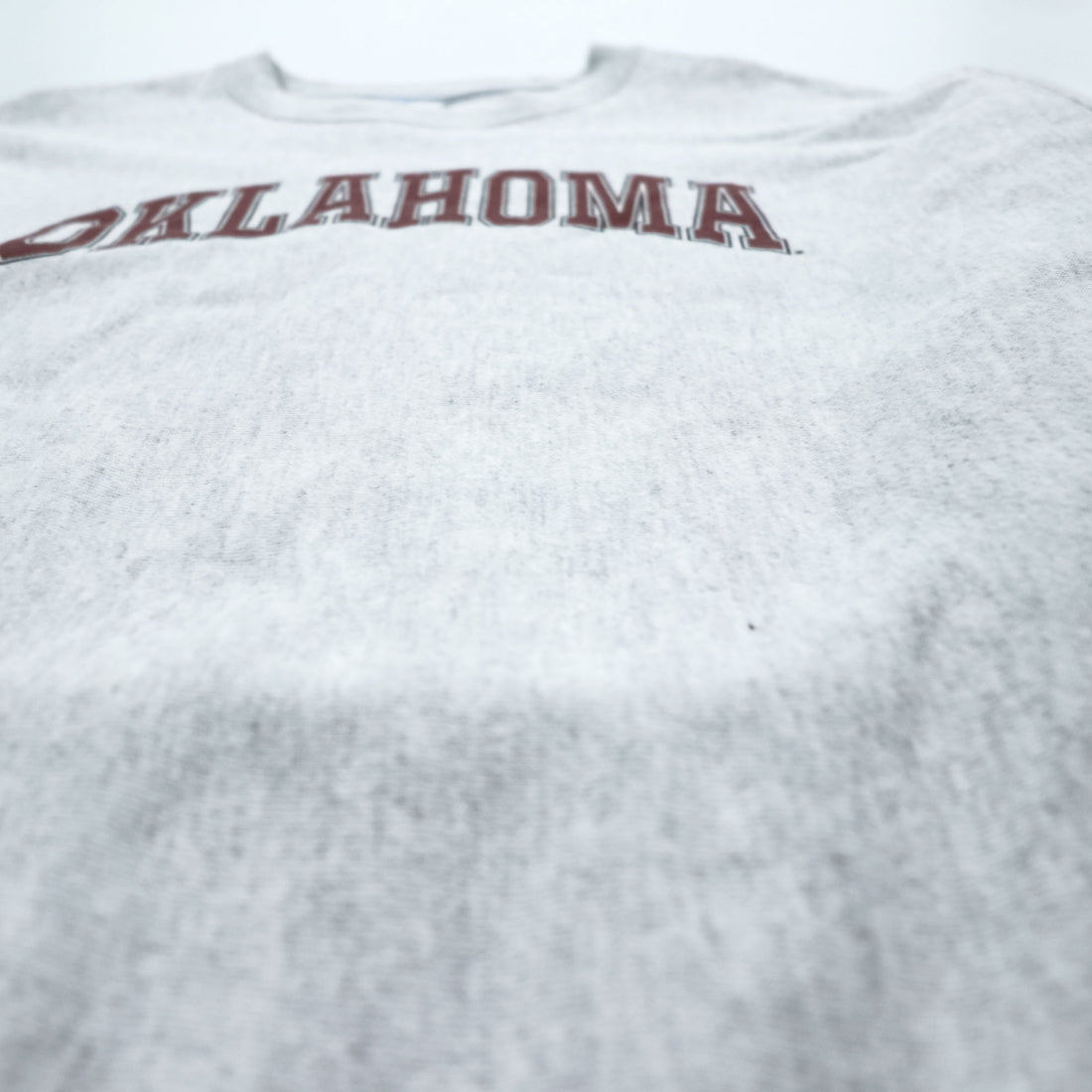 Champion Reverse Weave Oklahoma Crewneck Sweatshirt Gray College Men’s Large