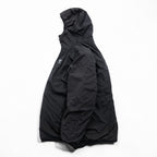 South2 West8 Japan Made Puffer Jacket Pullover Hoodie M Black Padded J0762