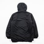 South2 West8 Japan Made Puffer Jacket Pullover Hoodie M Black Padded J0762