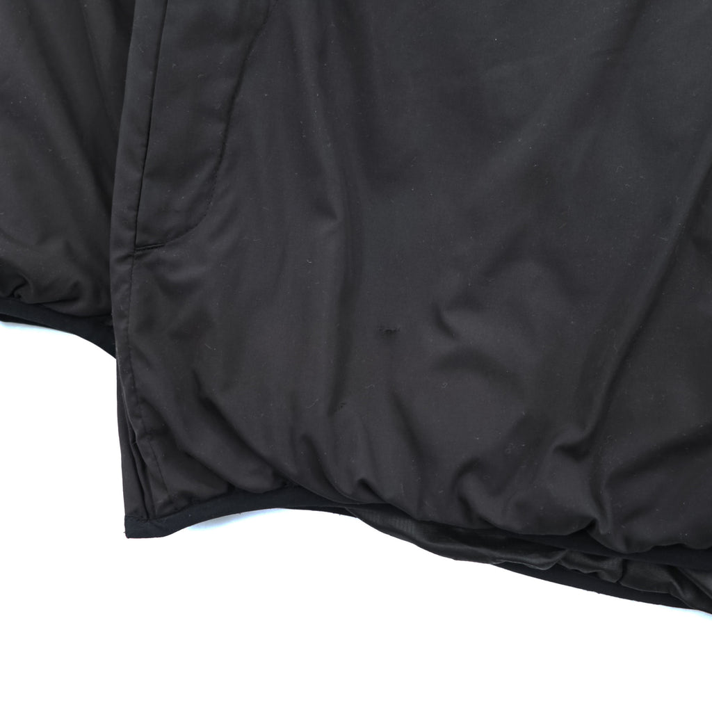 South2 West8 Japan Made Puffer Jacket Pullover Hoodie M Black Padded J0762