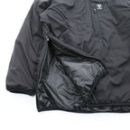 South2 West8 Japan Made Puffer Jacket Pullover Hoodie M Black Padded J0762