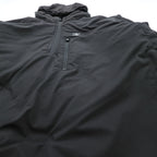 South2 West8 Japan Made Puffer Jacket Pullover Hoodie M Black Padded J0762