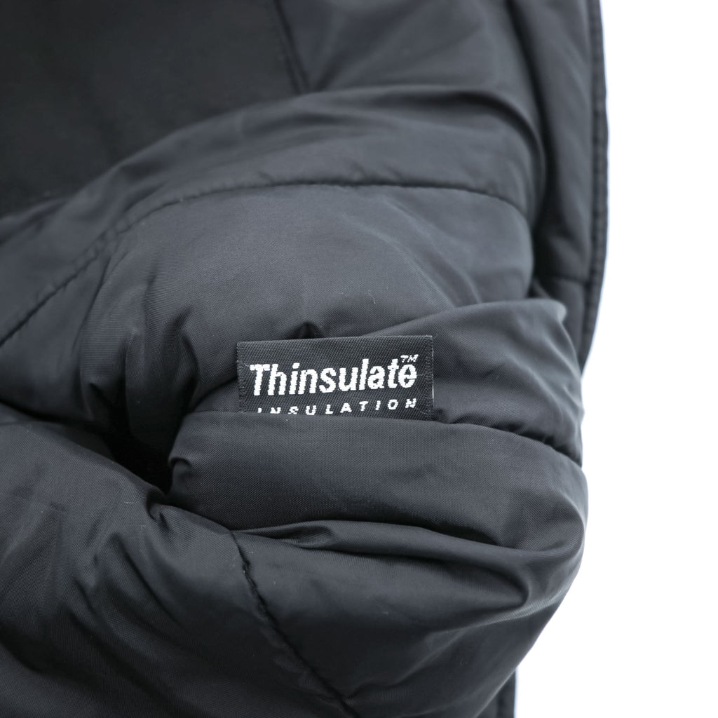 BIG SMITH 90年代 ヴィンテージ ダック地 ワーク ベスト 中綿 Thinsulate フルジップ XL ブラック キャンバス ロシア製 H81200BK