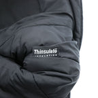 BIG SMITH 90年代 ヴィンテージ ダック地 ワーク ベスト 中綿 Thinsulate フルジップ XL ブラック キャンバス ロシア製 H81200BK